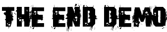 The End DEMO font - TheEndDemo-3zO3p.ttf