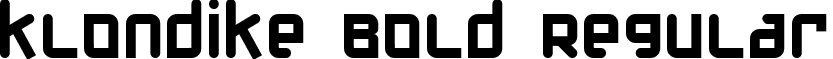 Klondike Bold Regular font - design.collection3.Klondike-Bold.ttf