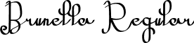 Brunella Regular font - Brunella-ywBKV.ttf
