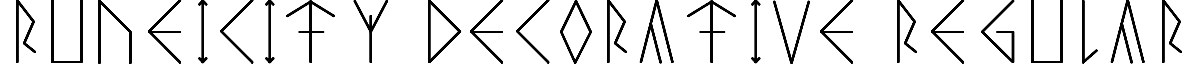 Runeicity Decorative Regular font - Runeicity Decorative001.ttf