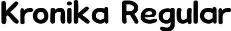 Kronika Regular font - kronika.regular.ttf