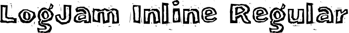 LogJam Inline Regular font - design.collection3.LogJam-Inline.ttf
