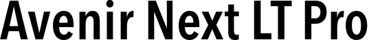 Avenir Next LT Pro font - AvenirNextLTPro-DemiCn.otf