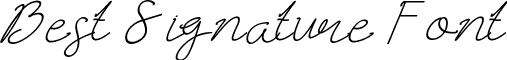 Best Signature Font font - Best-Signature-Font-Italic-1.otf