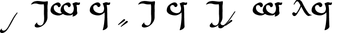 Tengwar Sindarin-A Regular font - SINDARA.TTF