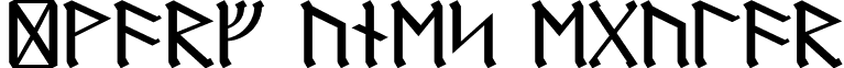 Dwarf Runes Regular font - RUNE_D.TTF