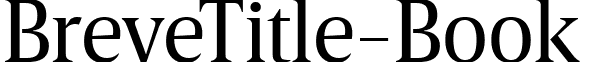 BreveTitle-Book & font - Breve-Title-Book.ttf