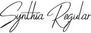 Synthia Regular font - synthia.regular.otf
