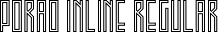 Porao Inline Regular font - porao-inline.otf