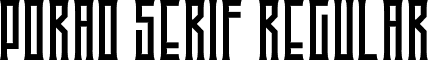 Porao Serif Regular font - porao-serif.otf