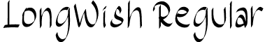 LongWish Regular font - longwish.regular.otf