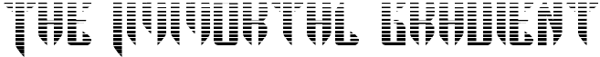 The Immortal Gradient font - theimmortalgrad.ttf
