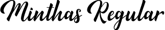 Minthas Regular font - Minthas.ttf