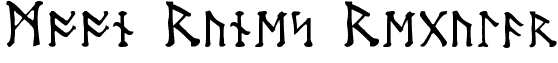 Moon Runes Regular font - MOONRUNE.TTF