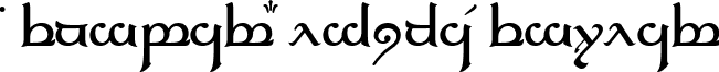 Tengwar Elfica Regular font - Elfica.ttf