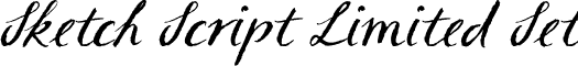 Sketch Script Limited Set font - design.collection4.Sketch_Script_Limited_Set.ttf