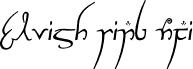 Elvish Ring NFI font - elvish ring nfi.otf