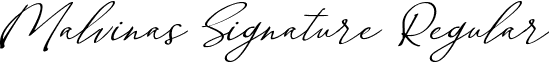 Malvinas Signature Regular font - Malvinas Signature (Free Personal Use).ttf