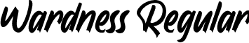 Wardness Regular font - Wardness-JRRVm.otf