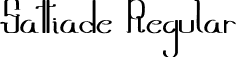 Sattiade Regular font - sattiade.regular.ttf