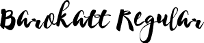 Barokatt Regular font - Barokatt.otf