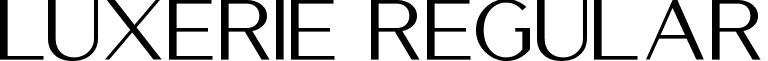 Luxerie Regular font - luxerie.ttf