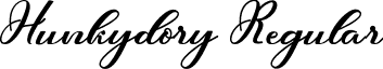 Hunkydory Regular font - Hunkydory.ttf