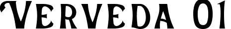 Verveda 01 font - Verveda-01.ttf