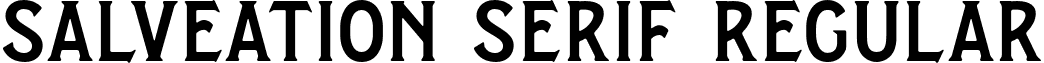 Salveation Serif Regular font - Salveation Serif.otf