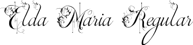 Elda Maria Regular font - Elda Maria.ttf