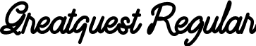 Greatquest Regular font - Greatquest-Demo.ttf