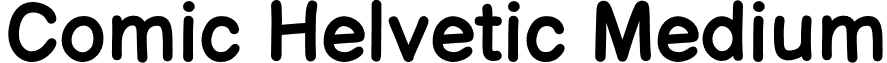 Comic Helvetic Medium font - comic-helvetic.medium.otf