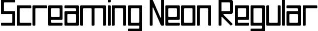 Screaming Neon Regular font - ScreamingNeon-x33J0.ttf