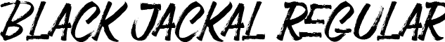 Black Jackal Regular font - Black Jackal.ttf