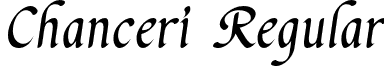 Chanceri Regular font - Chanceri.otf