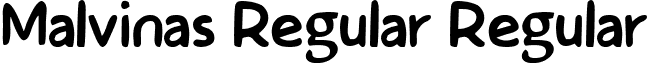 Malvinas Regular Regular font - Malvinas Sans (Free For Personal Use).ttf