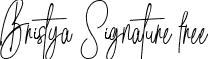 Bristya Signature free font - bristya-free.ttf