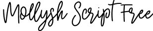 Mollysh Script Free font - Mollysh Free.ttf