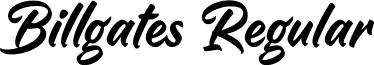 Billgates Regular font - Billgates.ttf