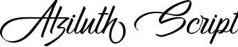 Atziluth Script font - atziluth.script.ttf