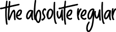 The Absolute Regular font - theabsolute.otf