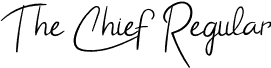 The Chief Regular font - TheChief Demo.otf
