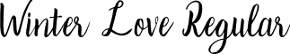 Winter Love Regular font - Winter Love.ttf