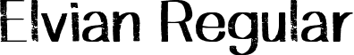 Elvian Regular font - Elvian-Regular.ttf