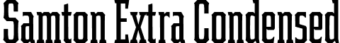 Samton Extra Condensed font - Samton-ExtraCondensed.otf