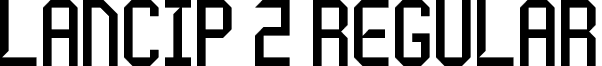 Lancip 2 Regular font - lancip-2.ttf