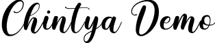 Chintya Demo font - ChintyaDemo-rggEB.otf