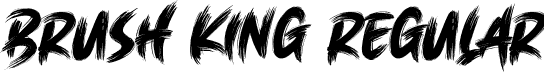 Brush King Regular font - BrushKing-MVVPp.otf