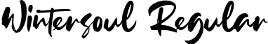 Wintersoul Regular font - wintersoul.ttf