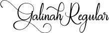 Galinah Regular font - Galinah-owvwA.ttf